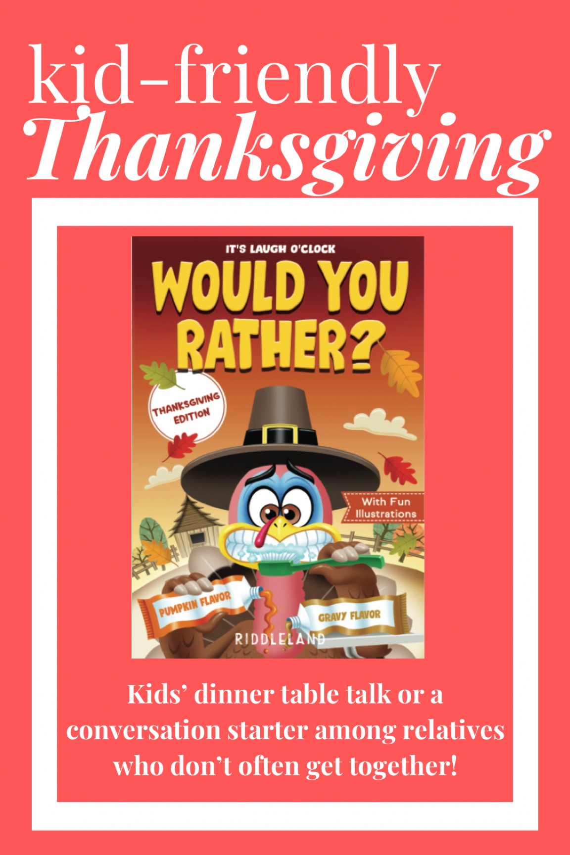Thanksgiving edition Would You Rather to keep the dinner table conversation lively or some starters among family you haven’t seen in a while! 

#LTKSeasonal #LTKfamily #LTKkids
