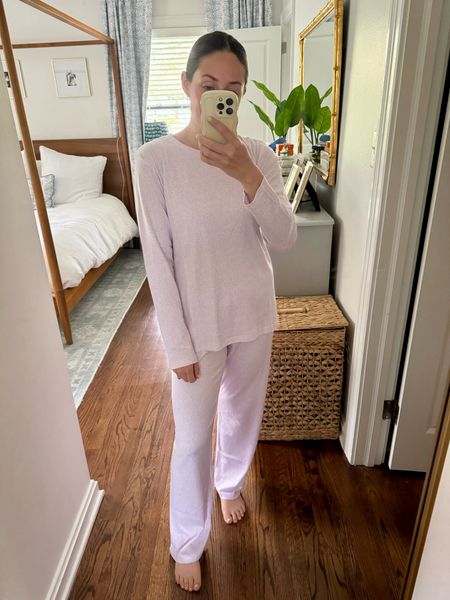 Lake Pajamas April new arrivals are live! My favorite weekend set is now available in this beautiful lilac shade. I’m a M in lake to account for shrinkage in the dryer! 

New arrivals in maternity, kids and baby, too! #lakepartner 
Pajamas. 
Lake pajamas. 
Kids pajamas. 
Maternity pajamas. 
Baby pajamas. 
Pajamas under $100.
Pajamas under $50.

#LTKfamily #LTKSeasonal #LTKfindsunder100