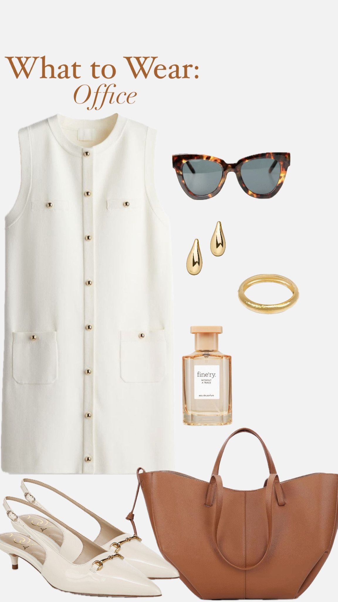 Work Outfit

Beautiful cream outfit perfect for work! I haven't been in an office since 2020 but I love work wear and tend to lean business casual in my everyday dressing. 

work outfit. Work dress. Office outfit. Office dress. monochromatic outfit. Monochrome. Work tote. Work bag. Classic style

#LTKFindsUnder50 #LTKWorkwear #LTKFindsUnder100