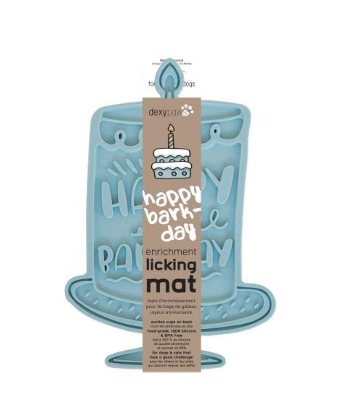 Enrichment Lick Mat: Seafoam Bark Day Bash | Macy's