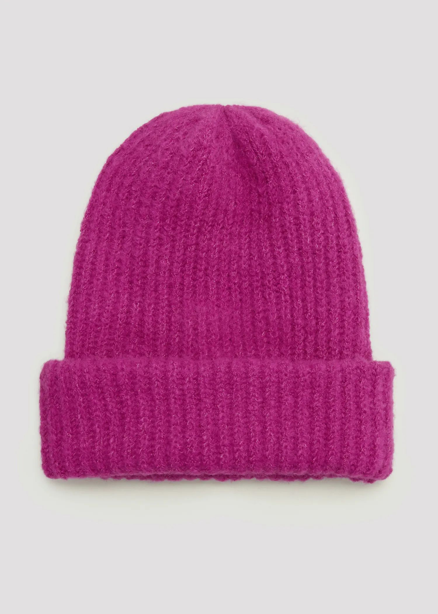 Raspberry Ribbed Beanie Hat – Pink | Matalan (UK)