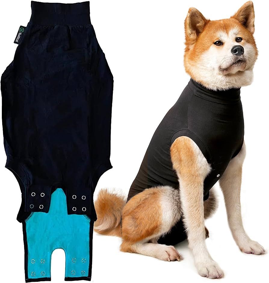 Suitical Recovery Suit for Dogs - Dog Surgery Recovery Suit with Clip-Up System - Breathable Fabr... | Amazon (US)