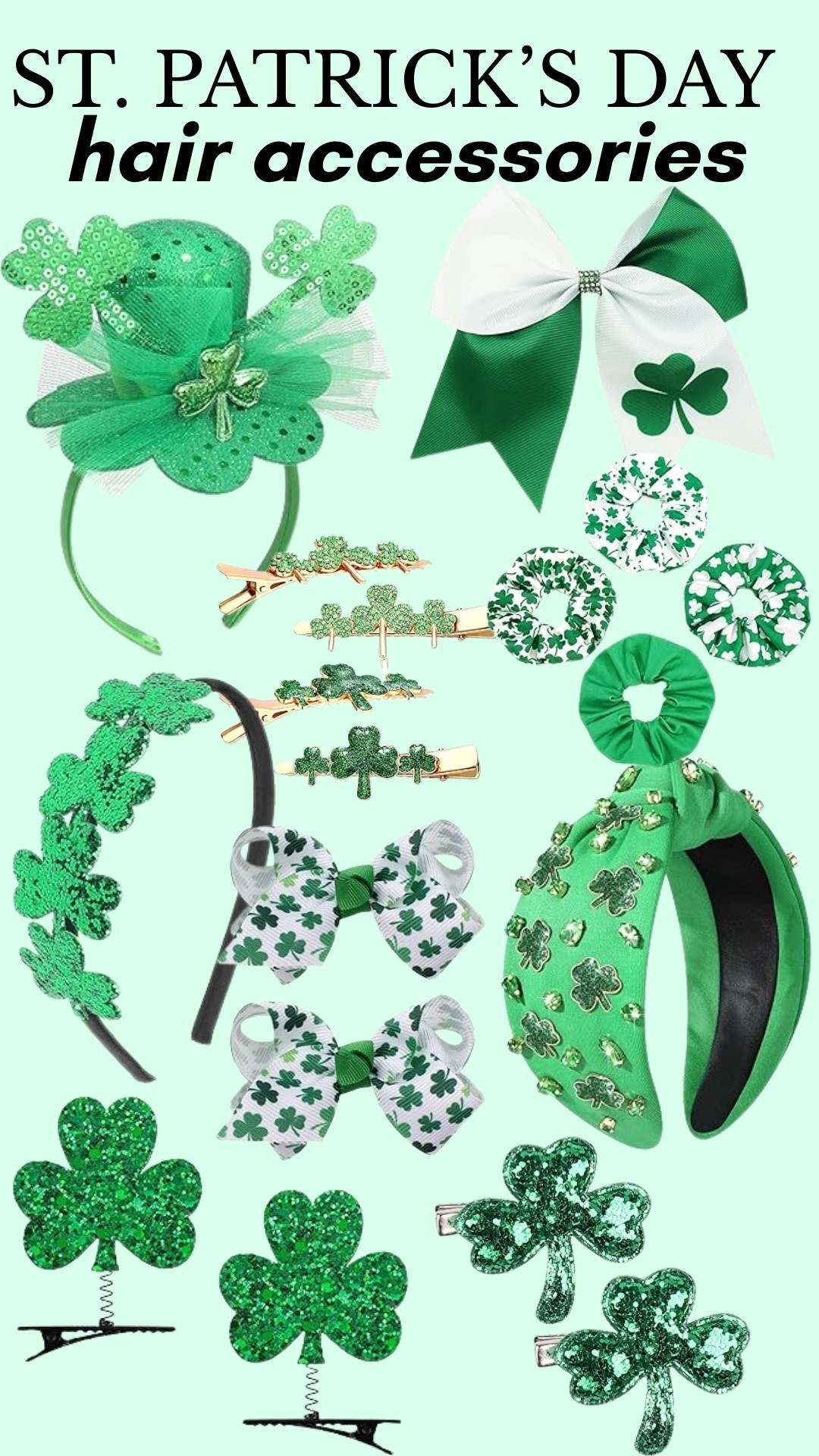 St. Patrick’s day hair accessories 

#LTKBeauty
