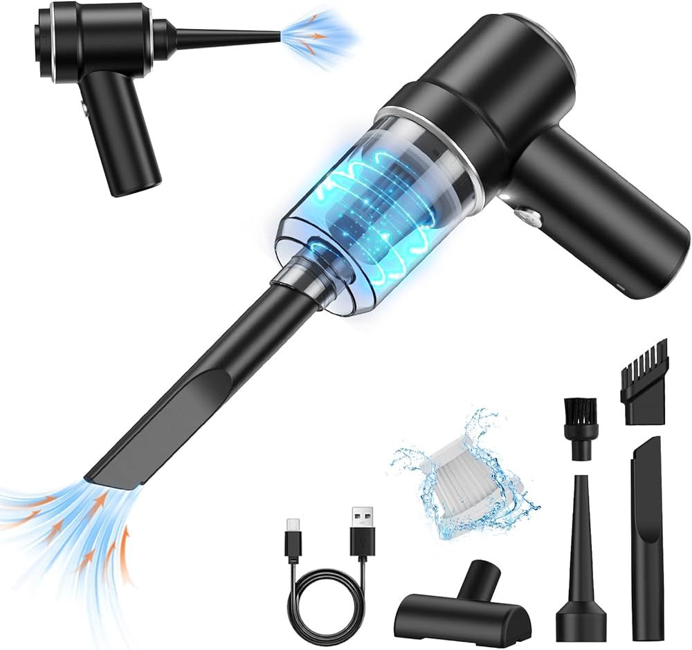 Lovyi Cordless Vacuum Cleaner, Mini Handheld Vacuum, Small Car Vacuum with LED, Electric Air Dust... | Amazon (US)