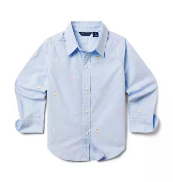 The Embroidered Oxford Shirt | Janie and Jack