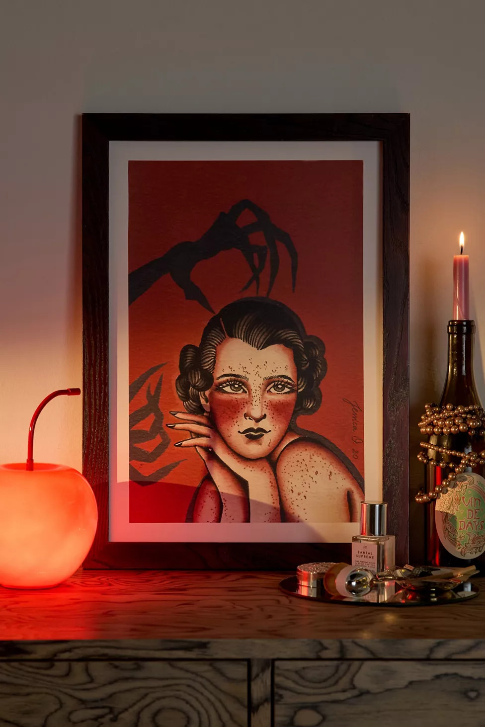 Jessica O. Scary Movie Art Print | Urban Outfitters (US and RoW)