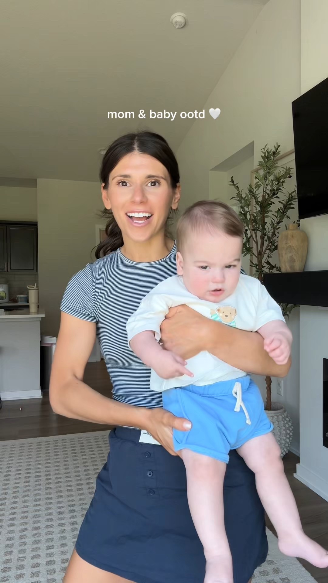 OOTD! I can’t tag Zara unfortunately (his outfit). 

#LTKBump #LTKFindsUnder100 #LTKKids