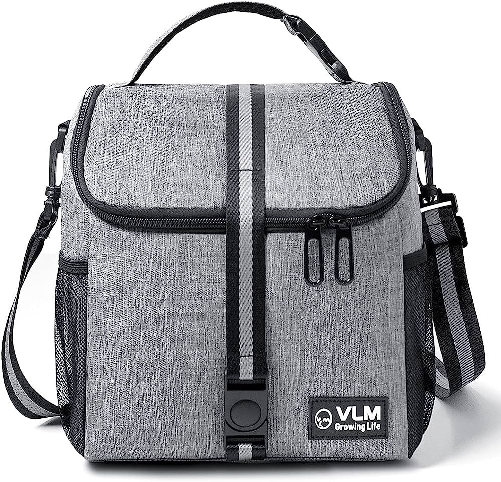 VLM Lunch Box for Men,Women,Leakproof Insulated Lunch Bag with Adjustable Shoulder Strap Reusable... | Amazon (US)