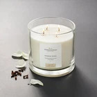 40oz Clear Glass Masala Rose Candle White - Threshold designed with Studio | eBay US