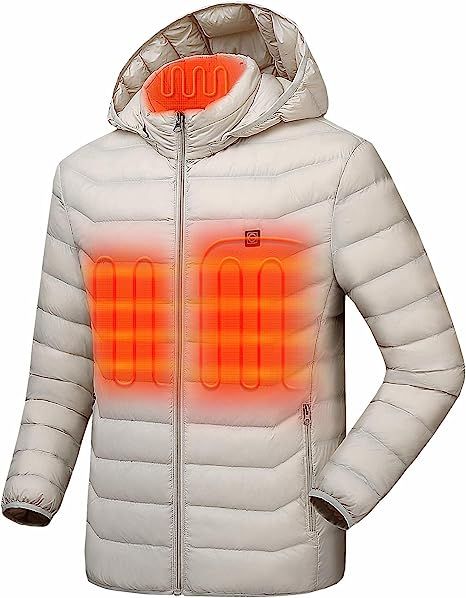Venustas Heated Jacket with Battery Pack 5V (Unisex), Heated Coat for Women and Men with Detachab... | Amazon (US)
