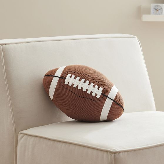 Football Shaped Pillow | Pottery Barn Teen