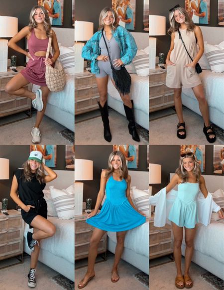 “on the go” outfits 🖤 #amazonspringfashion #onthegooutfits #affordablewomensclothing amazon spring fashion summer must have one piece romper active wear dress easy on the go outfit ideas affordable womens clothing 

#LTKActive #LTKSeasonal #LTKStyleTip