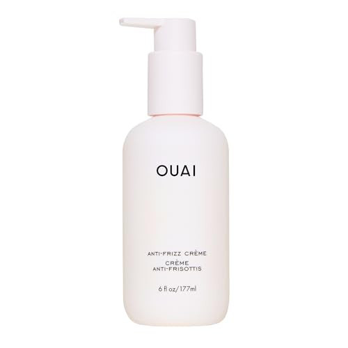 OUAI Anti Frizz Cream - Moisturizing Hair Cream with Frizz Control & Heat Protection - Provides Lasting Hydration with Jackfruit & Beetroot Extract - Paraben, Phthalate & Sulfate Free (6 oz) | Amazon (US)
