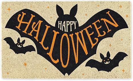 DII Decorative Halloween Welcome Mat, Durable Outdoor Pet Friendly Coir Doormat, Front Door Déco... | Amazon (US)
