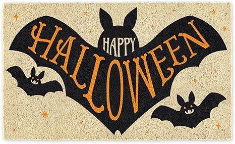 DII Decorative Halloween Welcome Mat, Durable Outdoor Pet Friendly Coir Doormat, Front Door Déco... | Amazon (US)