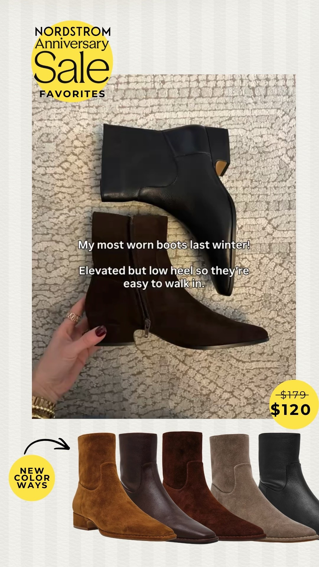One of my most worn boots from last year in new color ways and on sale!

#LTKSeasonal #LTKSaleAlert