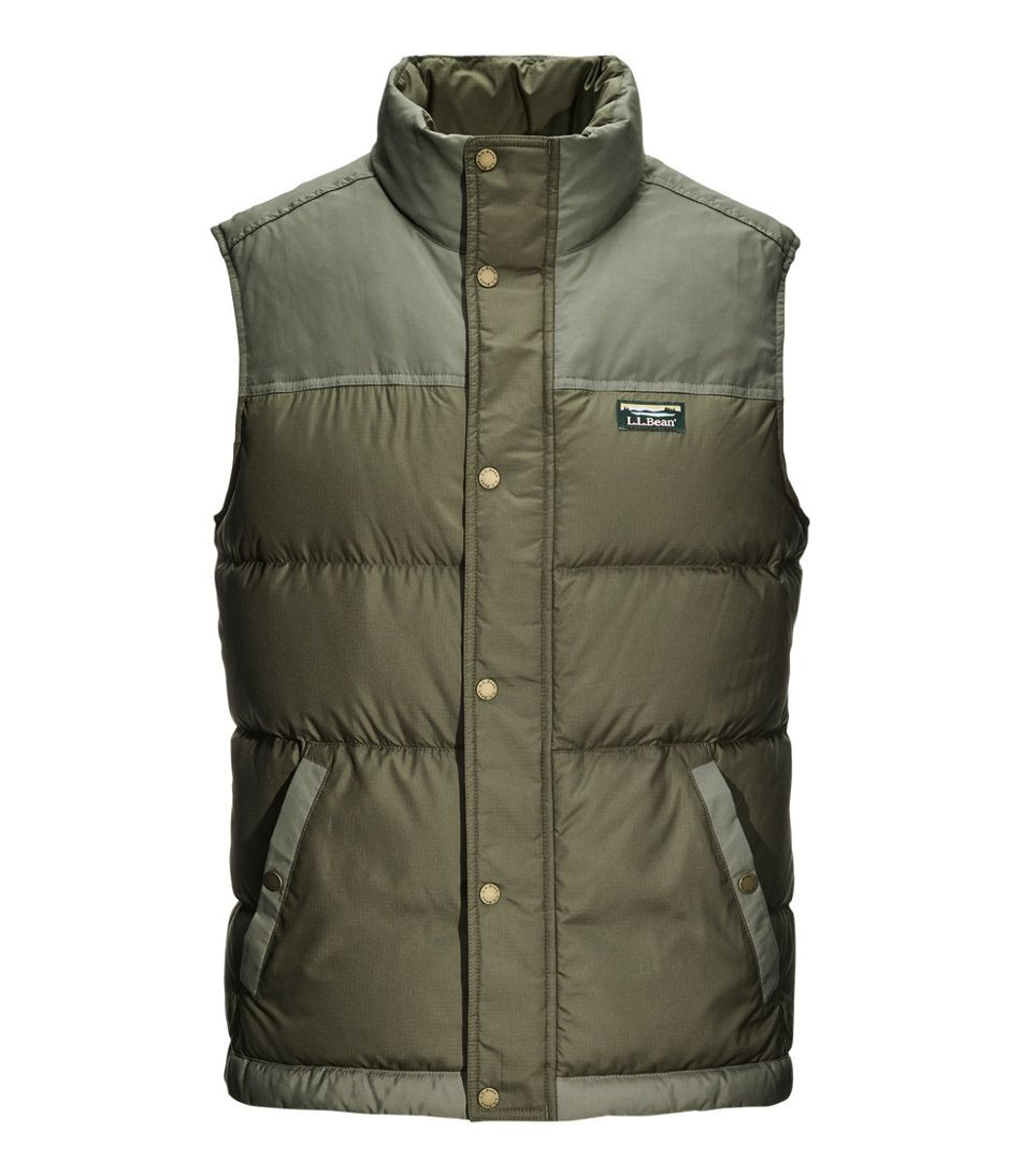 Men's Mountain Classic Down Vest, Colorblock | L.L. Bean