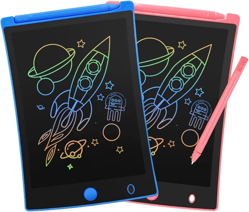 ORSEN 2 Pack LCD Writing Tablet for Kids, Colorful Doodle Board Drawing Pad for Kids, Learning Ed... | Amazon (US)