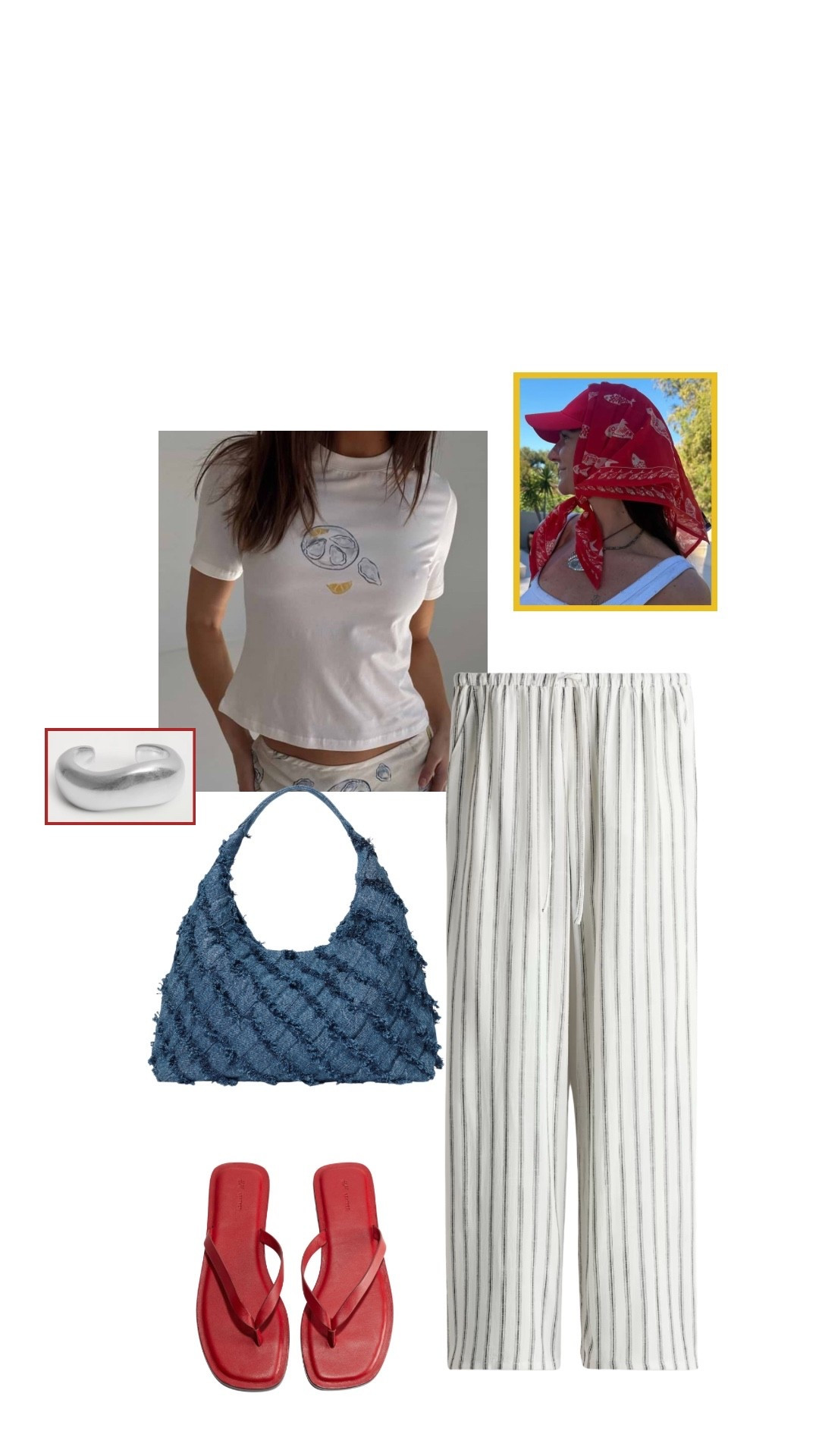 Warm weather outfit inspiration 

Plus size striped trousers printed logo graphic T-shirt headscarf curvy summer outfit 

#LTKuk #LTKsummer #LTKplussize