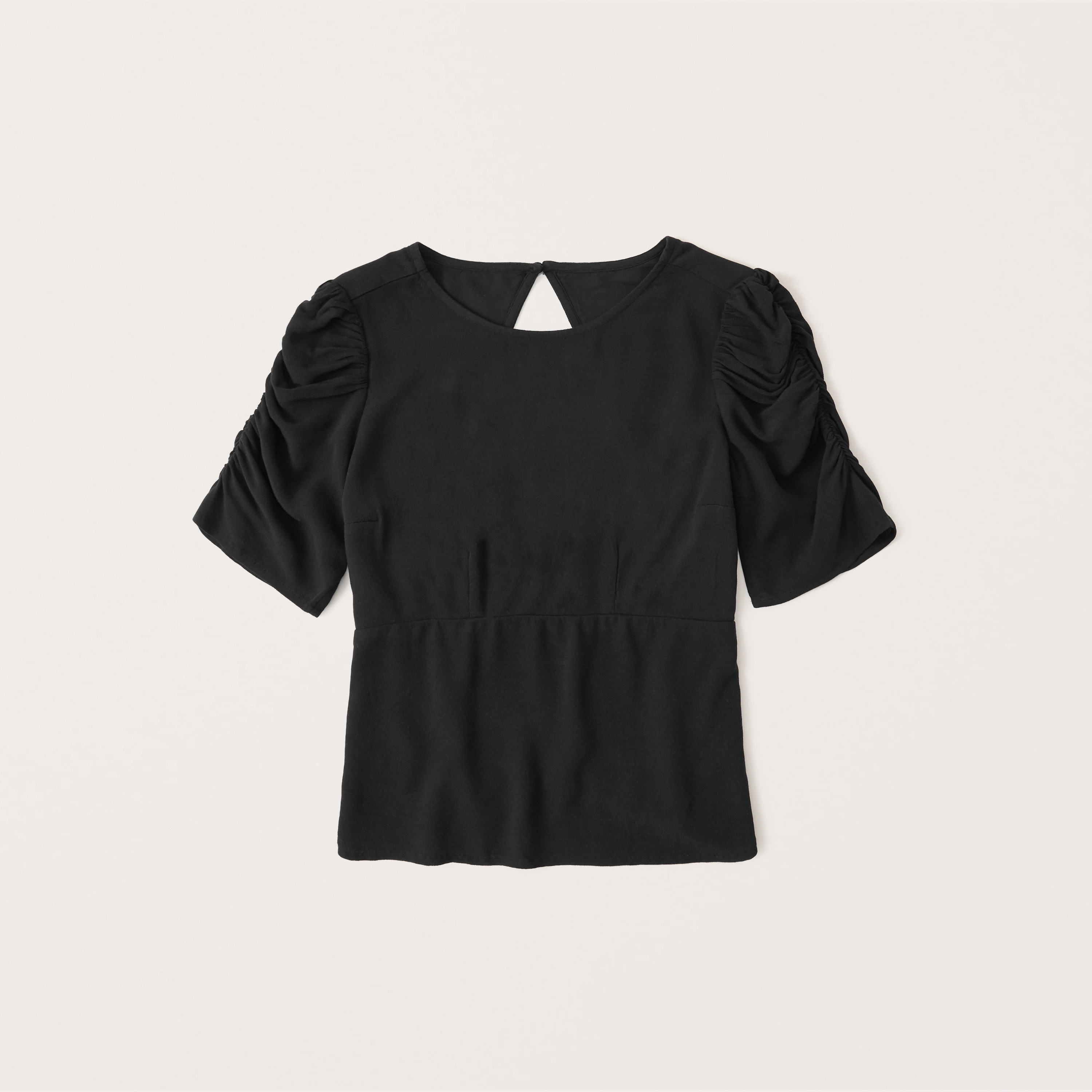 Puff-Sleeve Printed Tee | Abercrombie & Fitch (US)