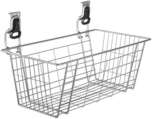 Amazon.com: Rubbermaid FastTrack Garage Storage Wire Mesh Basket, Garage Organization System, Eas... | Amazon (US)
