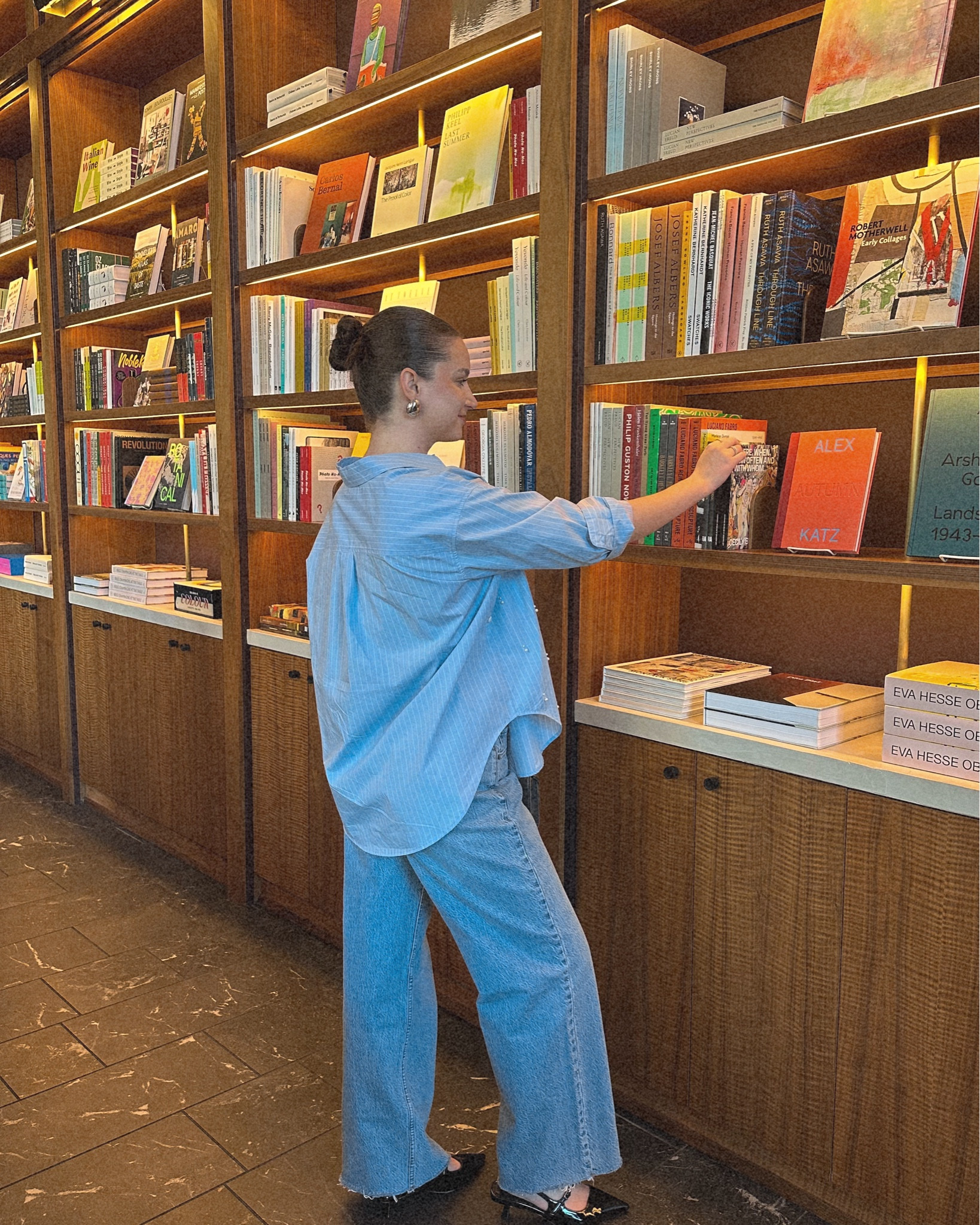 Casual birthday outfit, spring fashion, chunky gold earrings, statement accessories, casual chic, seasonal trends, outfit inspiration, stylish spring look, fashion essentials, daytime outfit, trendy spring attire, Abercrombie finds, Abercrombie loose jeans, Abercrombie spring new arrivals, spring outfit inspo, spring lunch date outfit inspo, striped, button-down shirt, low heels, Target finds 

#LTKItBag #LTKSeasonal #LTKShoeCrush