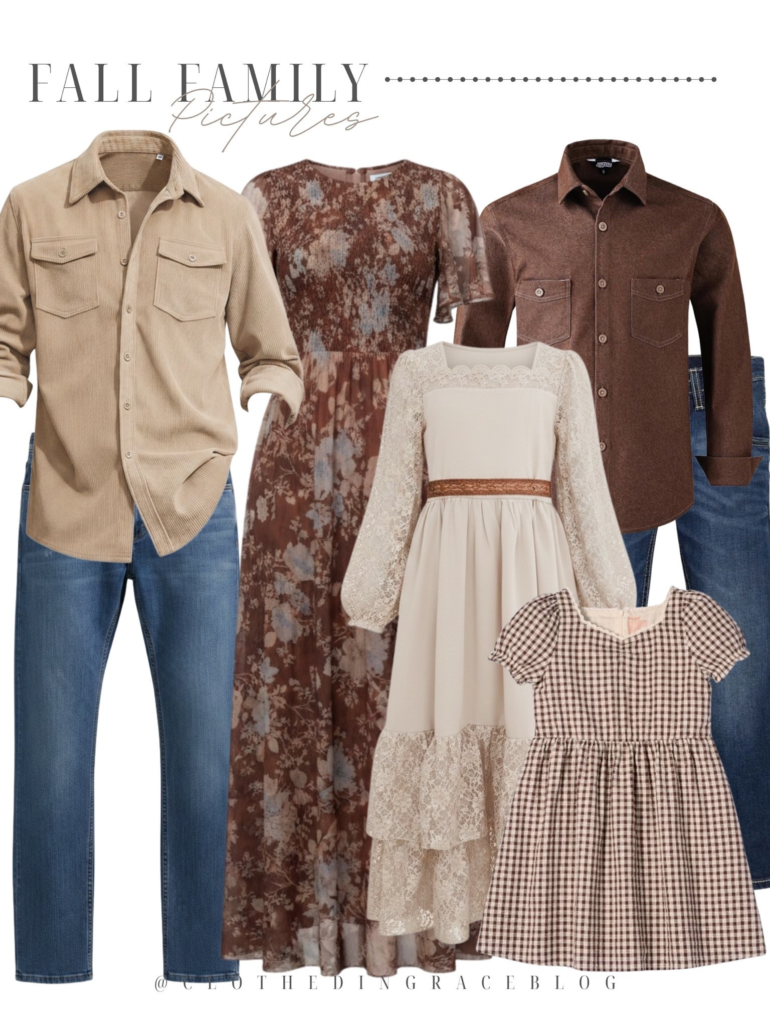 Our outfits for fall family pictures