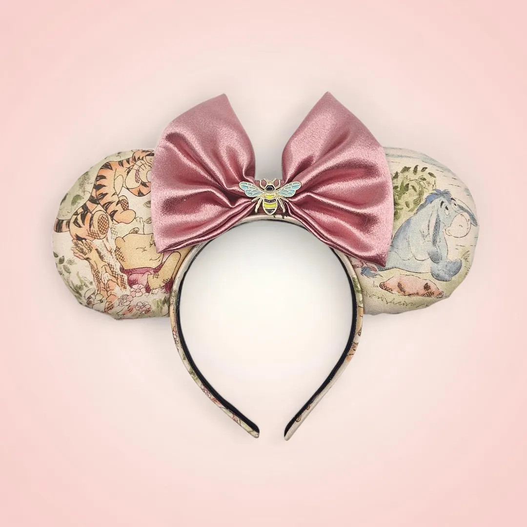 Winnie the Pooh Mouse Ears: 100 Acre Woods Disney Bounding Headband - Etsy | Etsy (US)