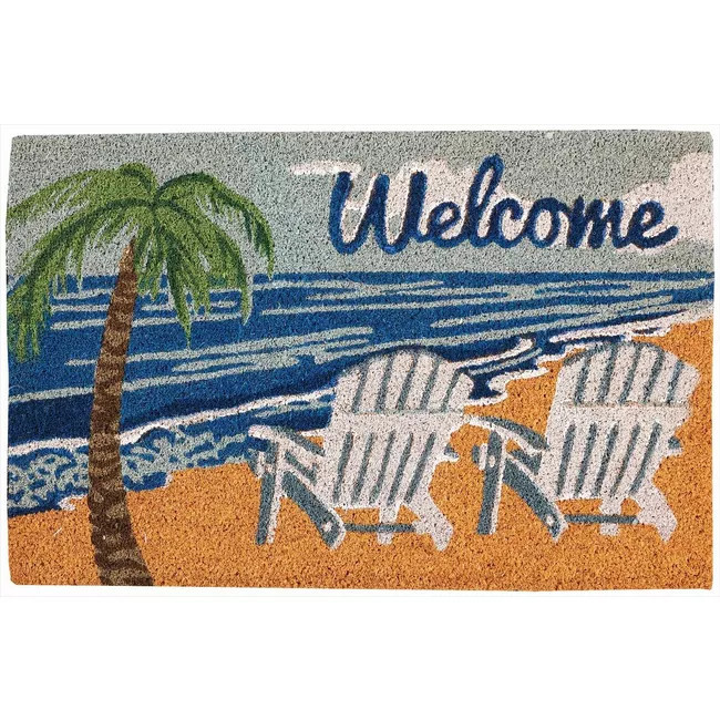 Beach Chair Welcome Coir Doormat | Bealls