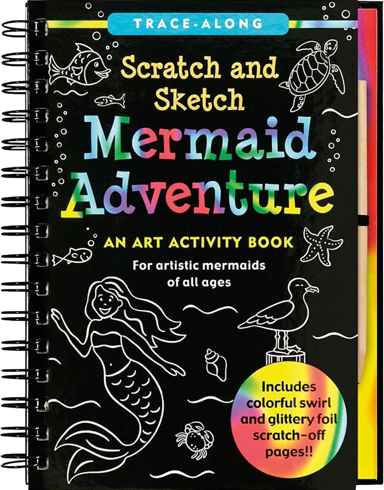 Mermaid Adventure Scratch and Sketch: An Art Activity Book for Artistic Mermaids of All Ages | Amazon (US)