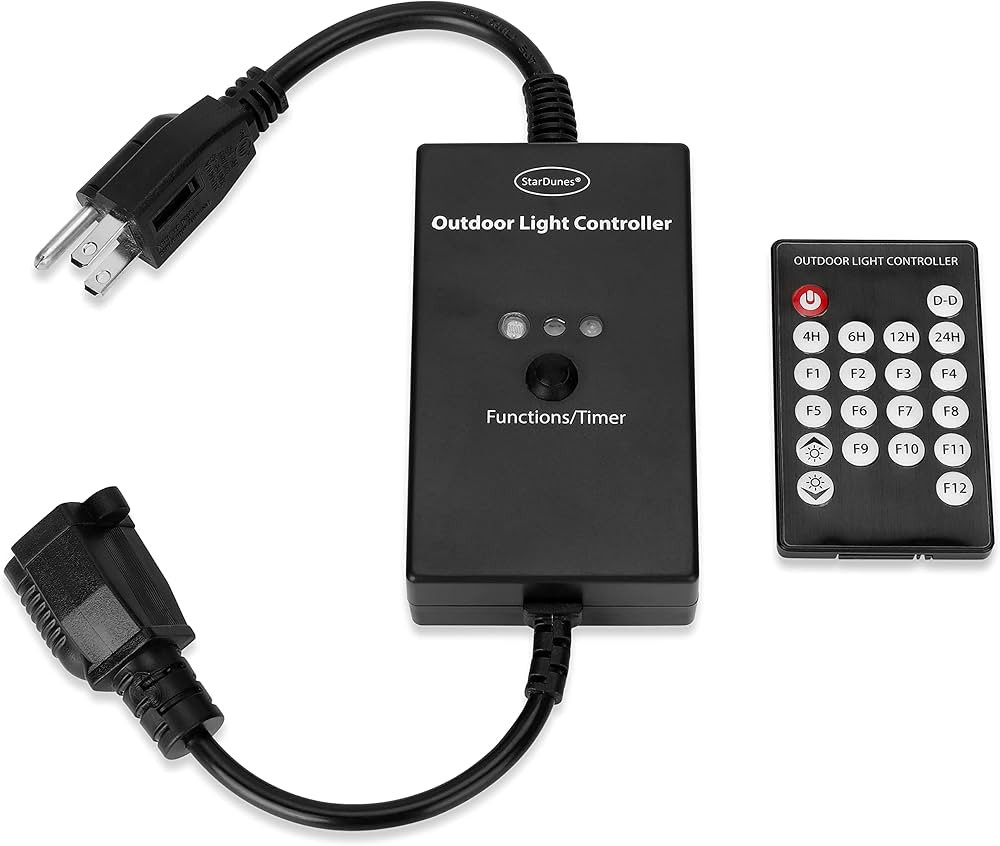 StarDunes Outdoor Light Controller for Patio Lights, Yard Lights, Holiday Lights, Party Lights, a... | Amazon (US)