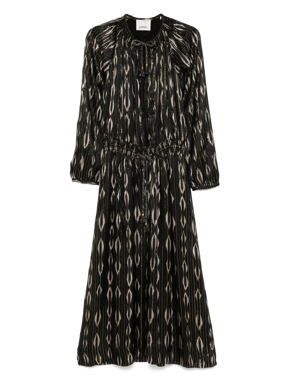 ISABEL MARANT Sana Midi Dress | Black | FARFETCH BR | Farfetch (BR)