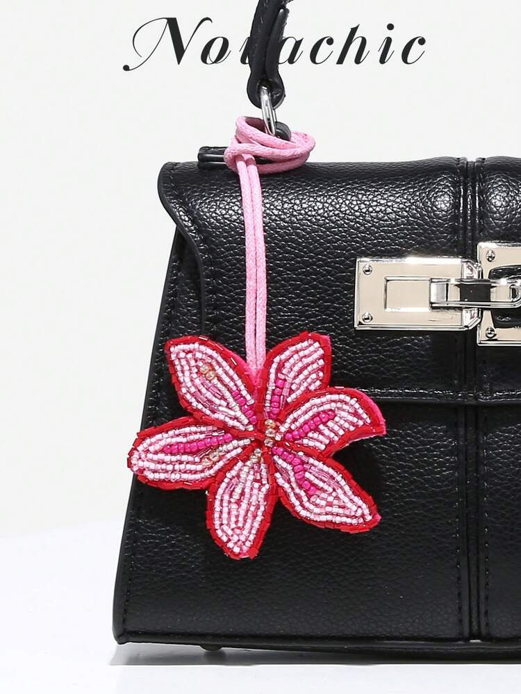 1pc Unique Handmade Beaded Bag Charm Rhinestone Decor Butterfly Pendant Suitable For Daily Bag Matching (Charm Only No Bag Included) Phone Accessories Gifts For Women Personalised Gifts Funny Gifts Phone Charm | SHEIN