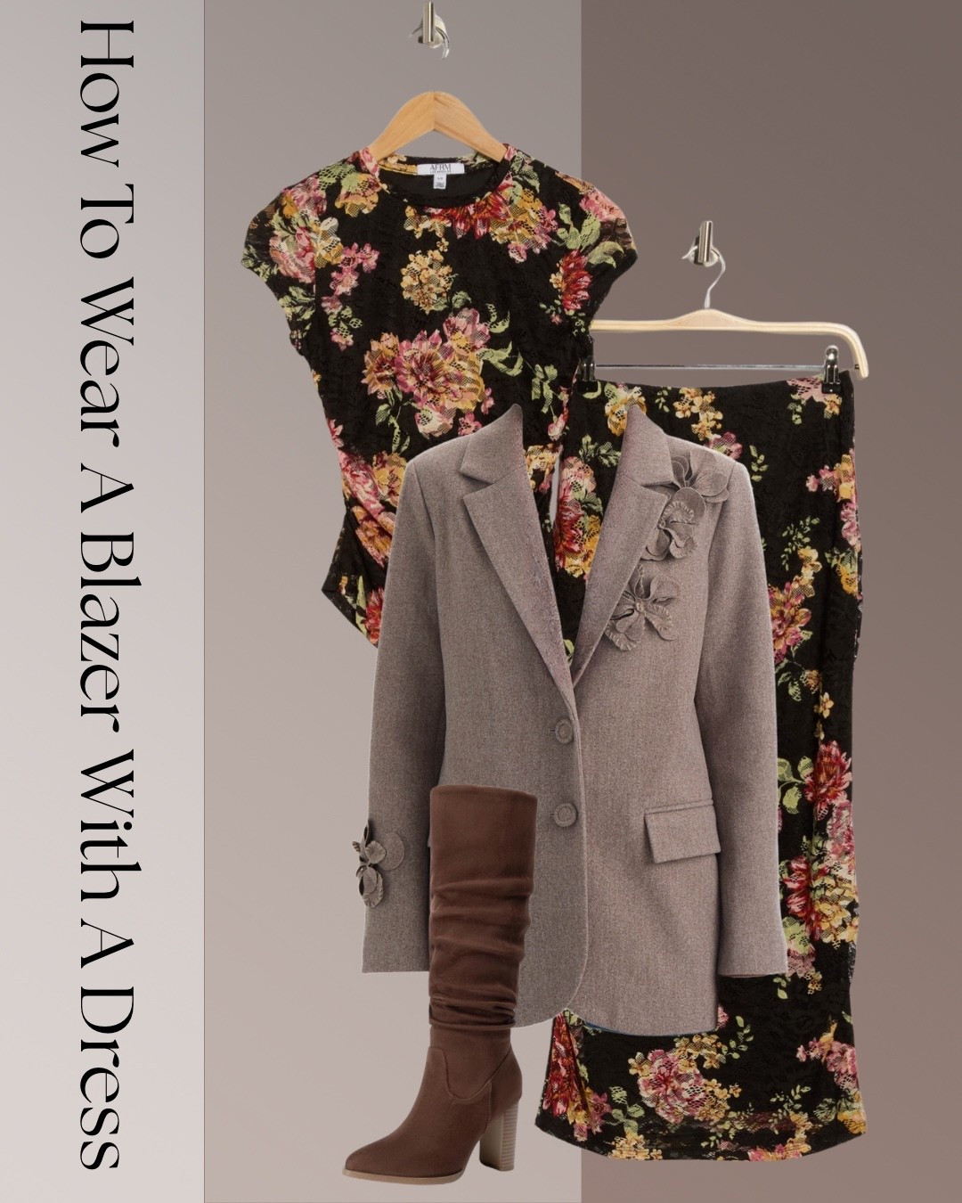 An easy way to style a floral dress for Fall! Layer a structured blazer over top and finish with tall boots for a polished, cozy look that works for dinner, the office, or weekend outings. A simple combo that always feels pulled together.

#LTKFallFashion #LTKStyle #LTKOutfitInspo #LTKUnder100 #LTKFinds #LTKEverydayStyle #LTKSeasonal #LTKWorkwear

#LTKStyleTip