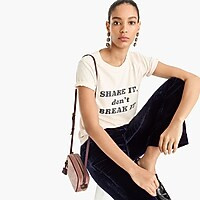 "Shake it don't break it" T-shirt | J. Crew US