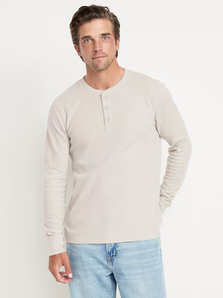 Waffle Henley T-Shirt | Old Navy (US)