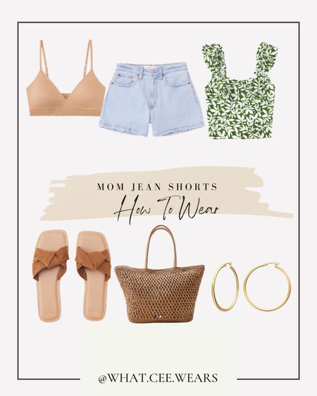 How to wear mom jean shorts from Abercrombie
32W high rise mom jean shorts 
Spring style 
Summer outfit inspo 
Summer fit

#LTKSeasonal #LTKstyletip #LTKcurves