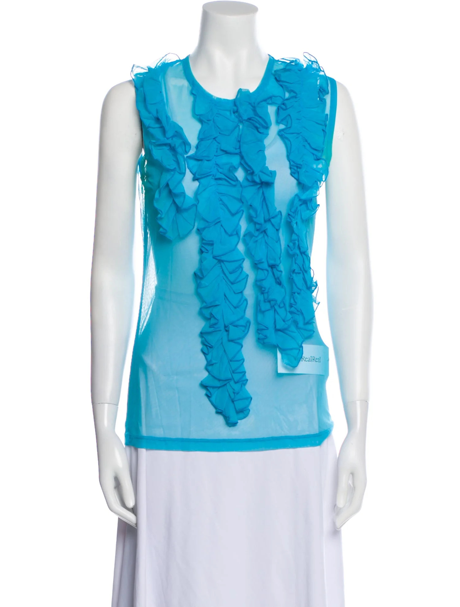 Crew Neck Sleeveless Tunic | The RealReal