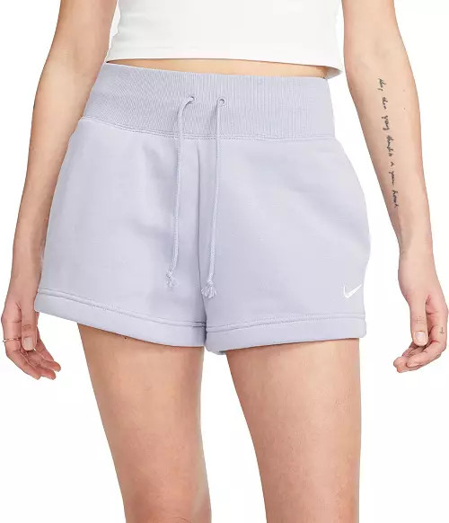 Nike Sportswear Women's Phoenix Fleece High-Waisted Shorts | Dick's Sporting Goods