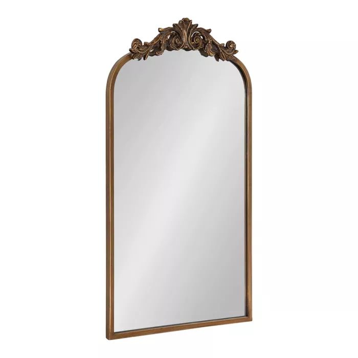 19" x 30.7" Arendahl Arch Wall Mirror Gold - Kate & Laurel All Things Decor | Target