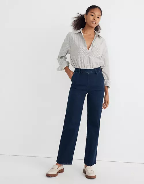 The Perfect Vintage Wide-Leg Jean in Bradley Wash: Retro Edition | Madewell