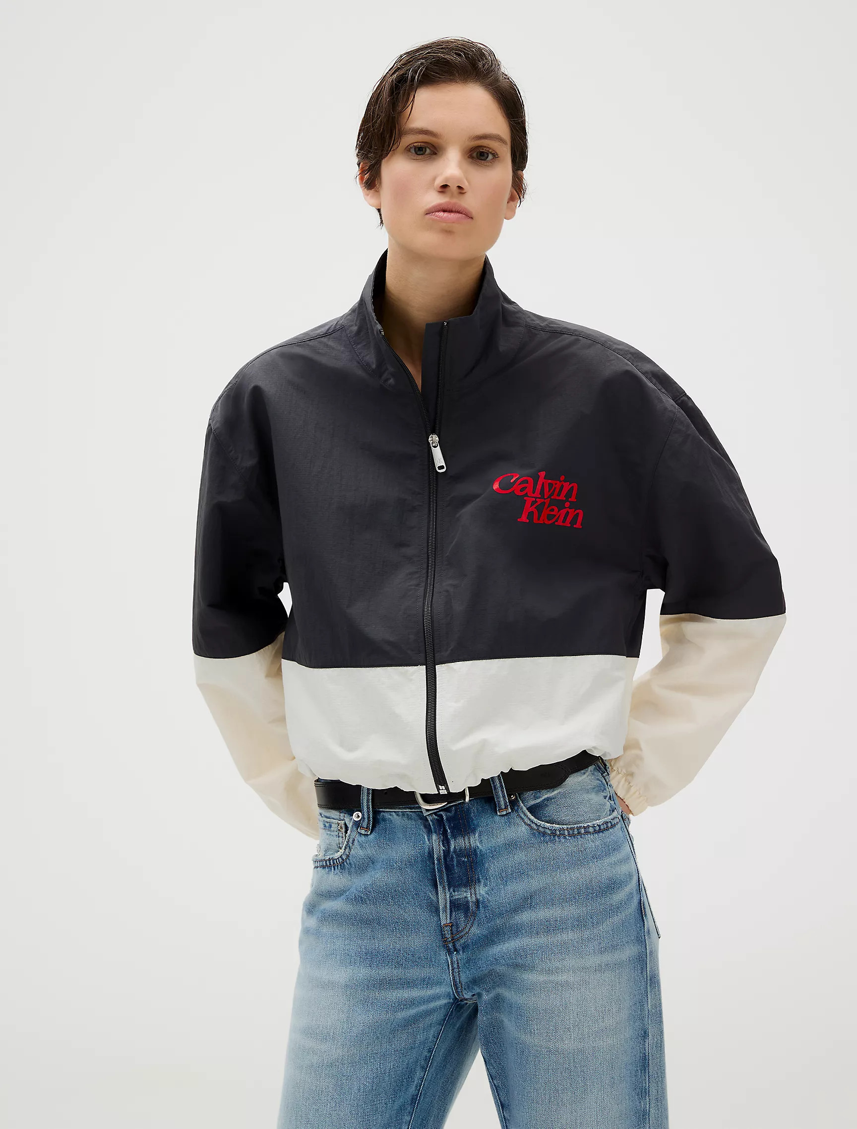 Colorblock Nylon Zip Jacket | Calvin Klein | Calvin Klein (US)