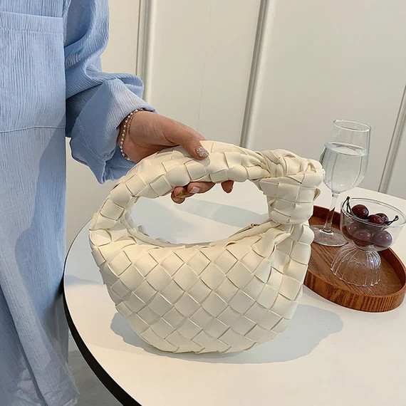 Knotted Hobo Bag, Handwoven Cloud Bag, Underarm Bag, Dumpling Bag, Women Shoulder Bags, Luxury Br... | Etsy (US)