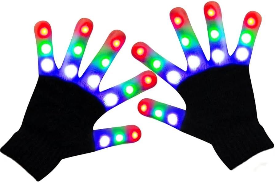 Amazon.com: WEICHUANGXIN Cool Toys for Kids Age 8-10 Years Old Light Up LED Gloves for Kids - Per... | Amazon (US)