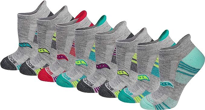 Saucony Women's Performance Heel Tab Athletic Socks (8 & 16 Pairs) | Amazon (US)