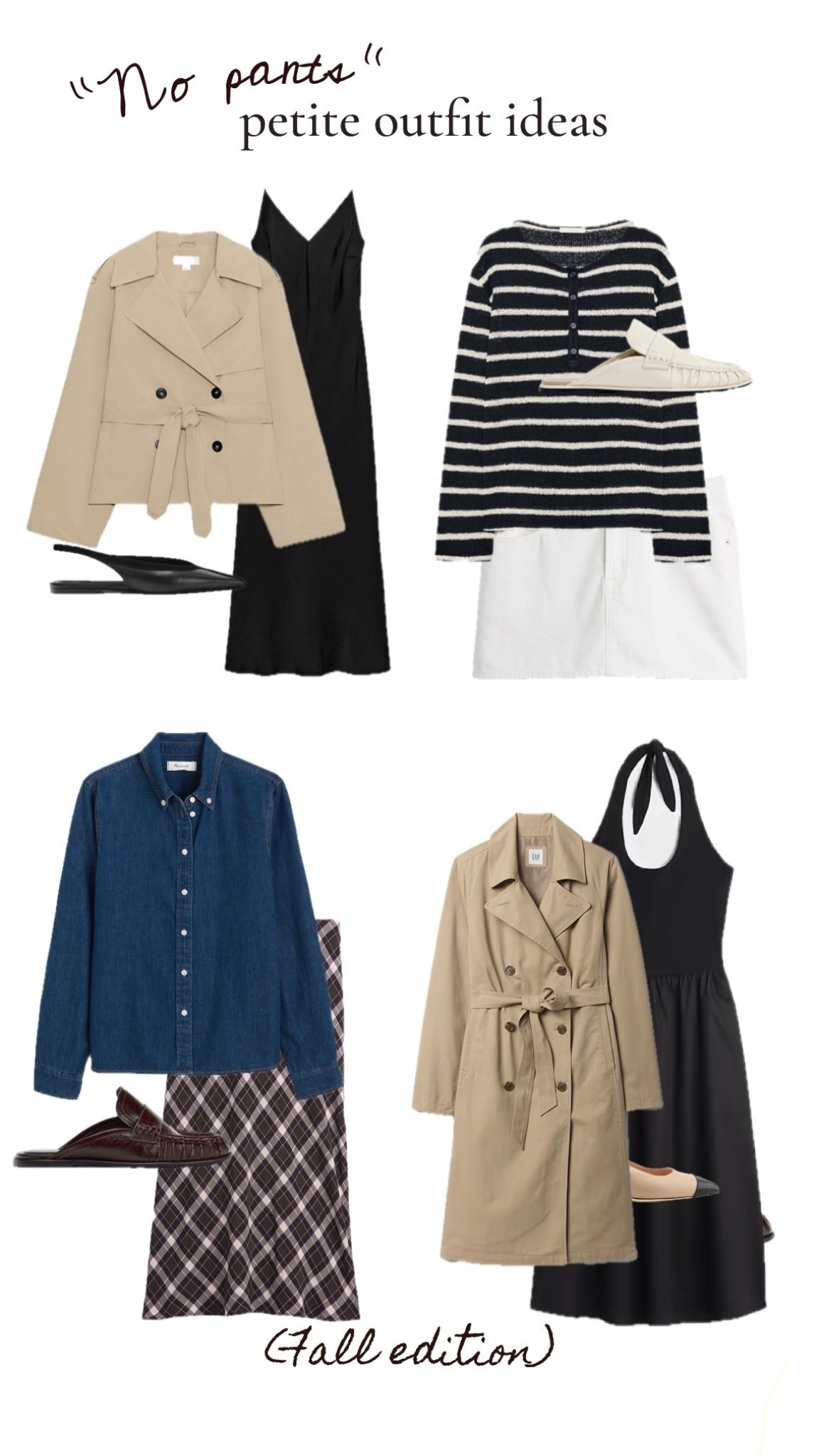 Petite mom outfit ideas for Fall transition that are not pants (modest as well)

#LTKmomlife #LTKPetite #LTKSeasonal
