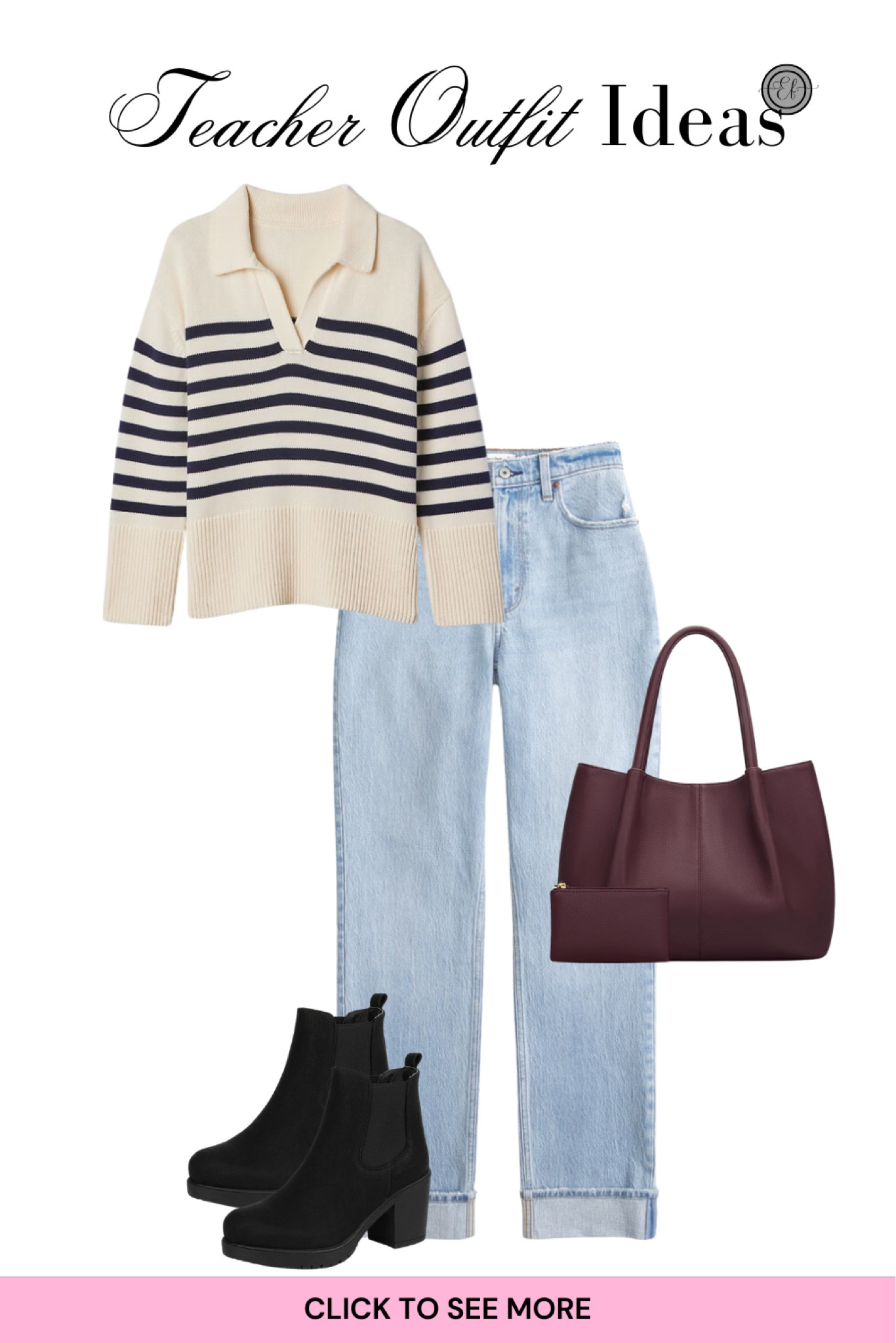 Back To School Teacher Outfit Ideas

Back to school outfit, casual teacher outfits, cozy teacher outfit, fall teacher outfit, sweater and jeans teacher outfit, Parisian style teacher outfit

#LTKBacktoSchool #LTKStyleTip #LTKWorkwear