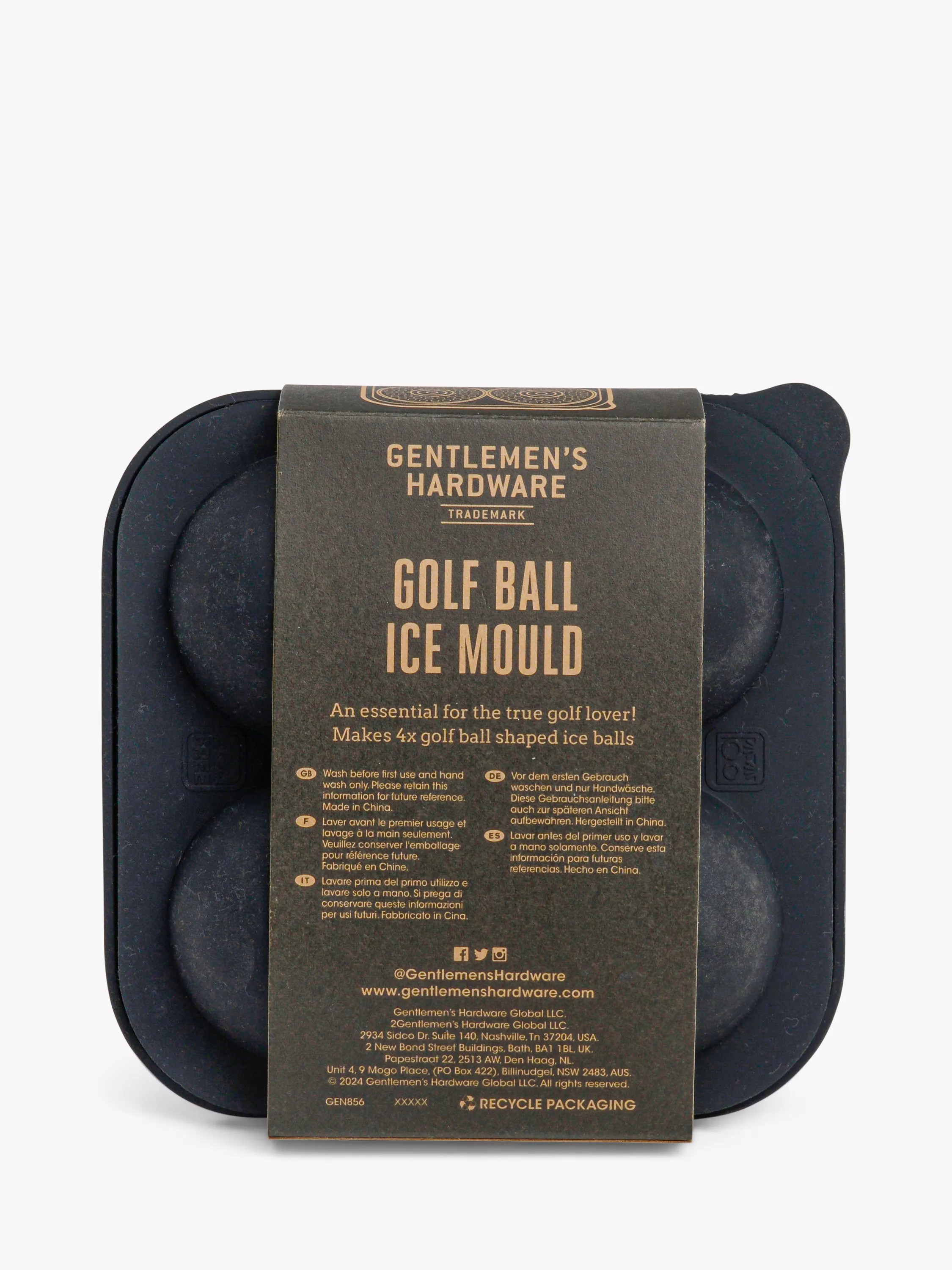 Gentlemen's Hardware Golf Ball Ice Mould, Multi | John Lewis (UK)