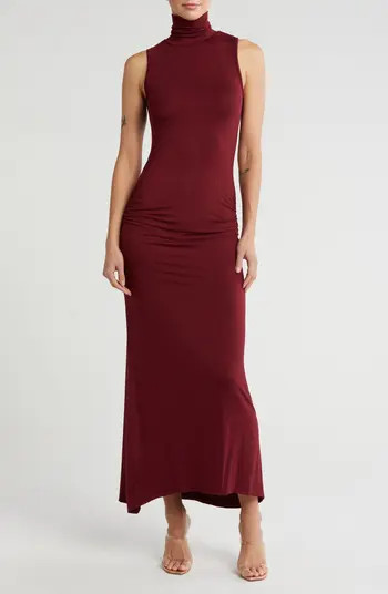 GO COUTURE Turtleneck Sleeveless Maxi Dress | Nordstromrack | Nordstrom Rack