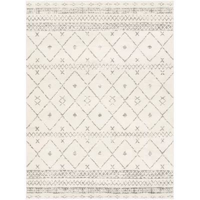Warlick Soutwestern White/Medium Gray Area Rug Union Rustic Rug Size: Rectangle 6'7" x 9' | Wayfair North America
